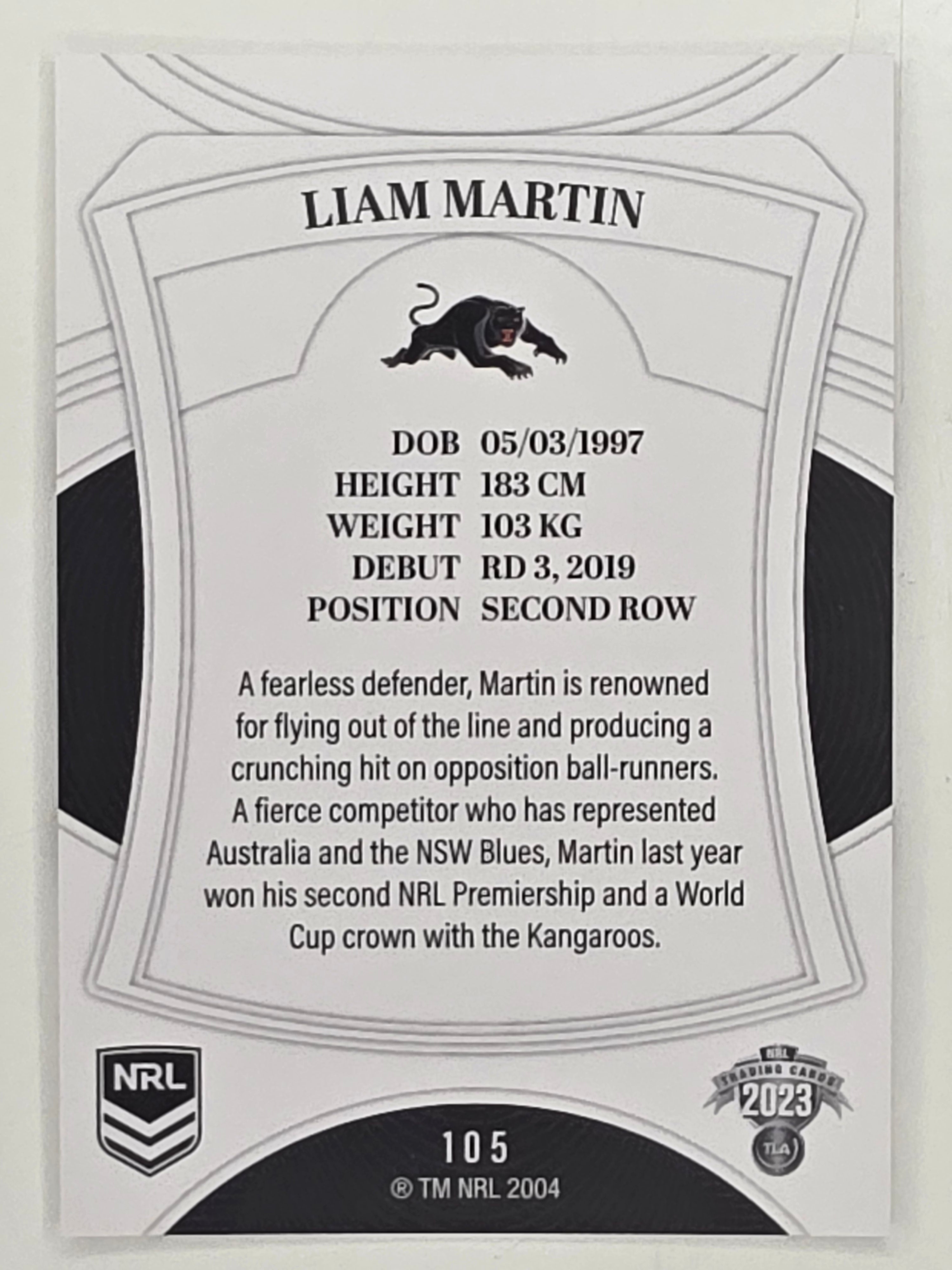 NRL 2023 Elite Base Card #105 Liam Martin Penrith Panthers