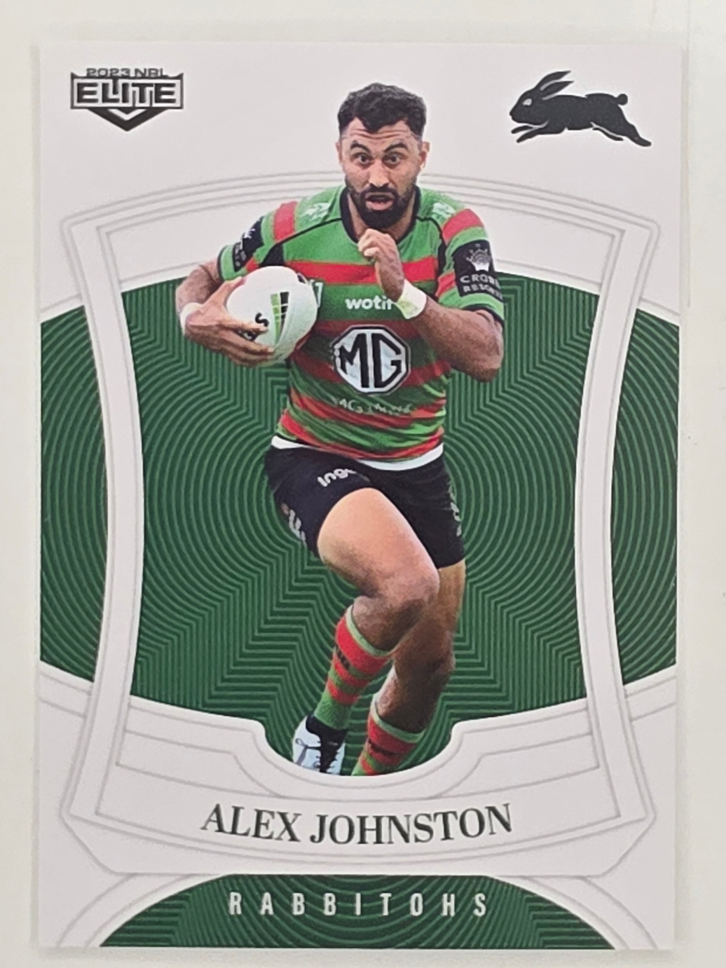 NRL 2023 Elite Base Card #114 Alex Johnston South Sydney Rabbitohs