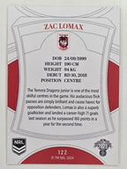 NRL 2023 Elite Base Card #122 Zac Lomax St George Illawarra Dragons