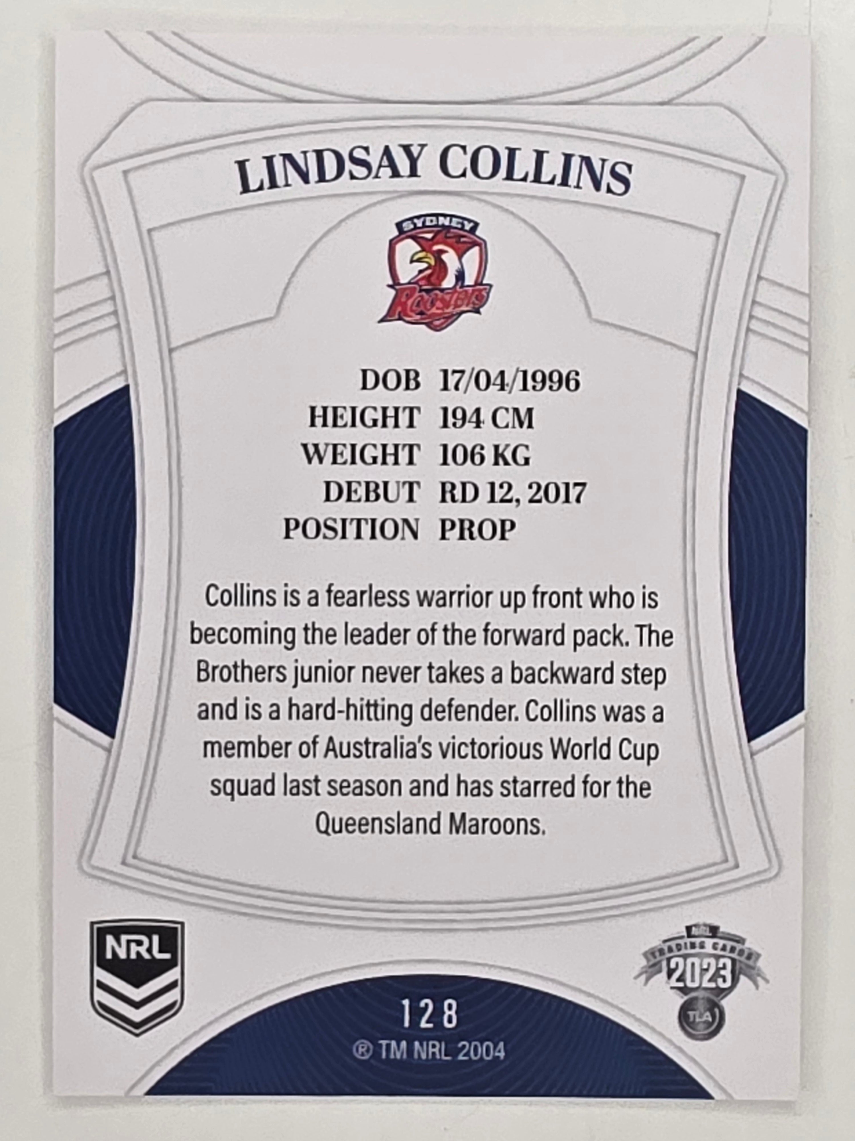 NRL 2023 Elite Base Card #128 Lindsay Collins Sydney Roosters