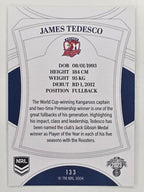 NRL 2023 Elite Base Card #133 James Tedesco Sydney Roosters