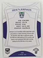 NRL 2023 Elite Base Card #141 Shaun Johnson New Zealand Warriors