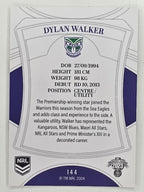 NRL 2023 Elite Base Card #144 Dylan Walker New Zealand Warriors