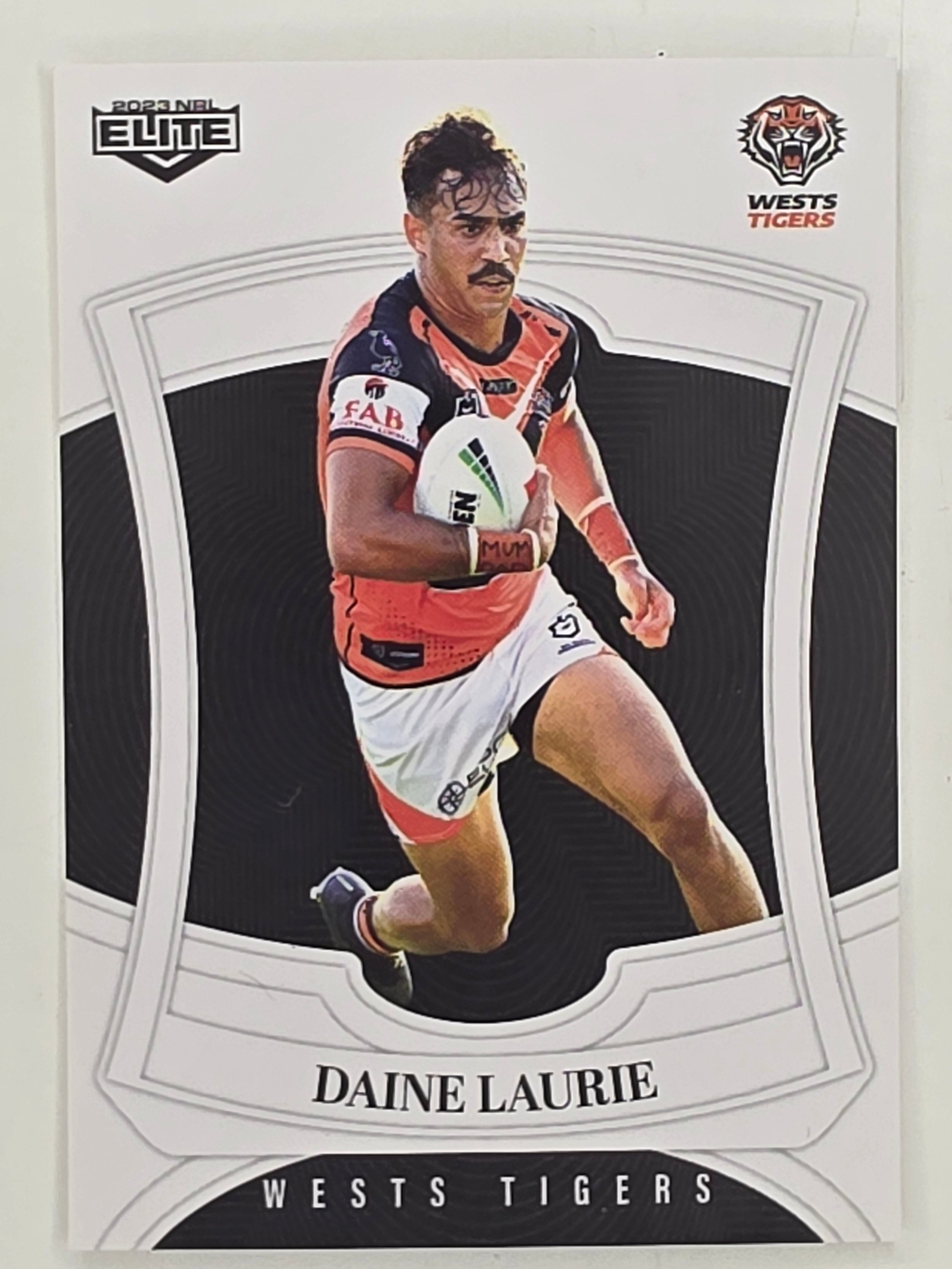 NRL 2023 Elite Base Card #150 Daine Laurie Wests Tigers