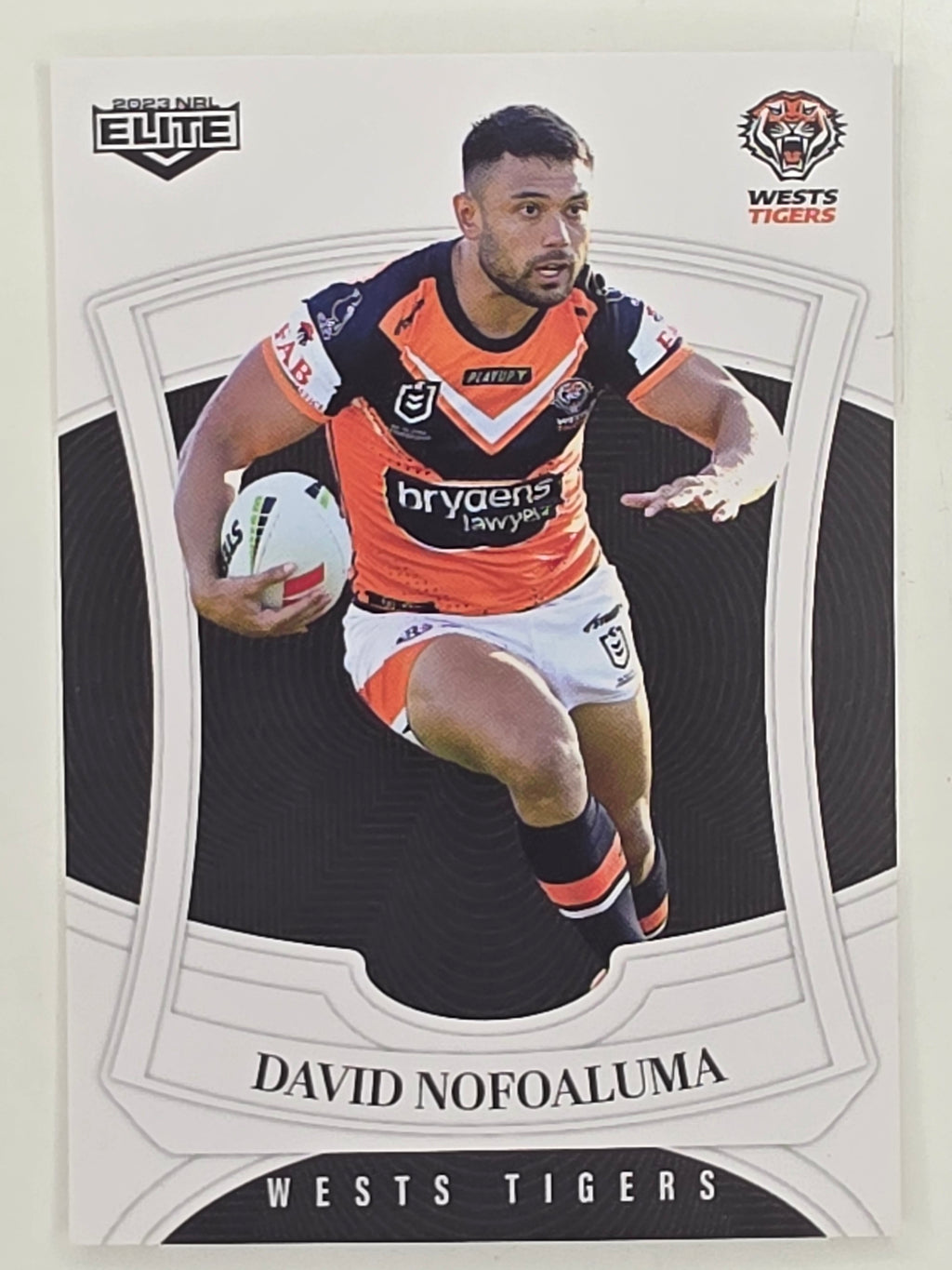 NRL 2023 Elite Base Card #151 David Nofoaluma Wests Tigers
