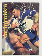 NRL 1996 Dynamic Series 2 Base Card #030 Simon Gillies Canterbury Bankstown Bulldogs