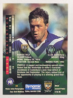 NRL 1996 Dynamic Series 2 Base Card #034 Robert Relf Canterbury Bankstown Bulldogs