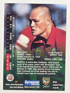 NRL 1996 Dynamic Series 2 Base Card #057 Brad Hepi Illawarra Steelers