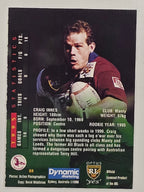 NRL 1996 Dynamic Series 2 Base Card #069 Craig Innes Manly Warringah Sea Eagles