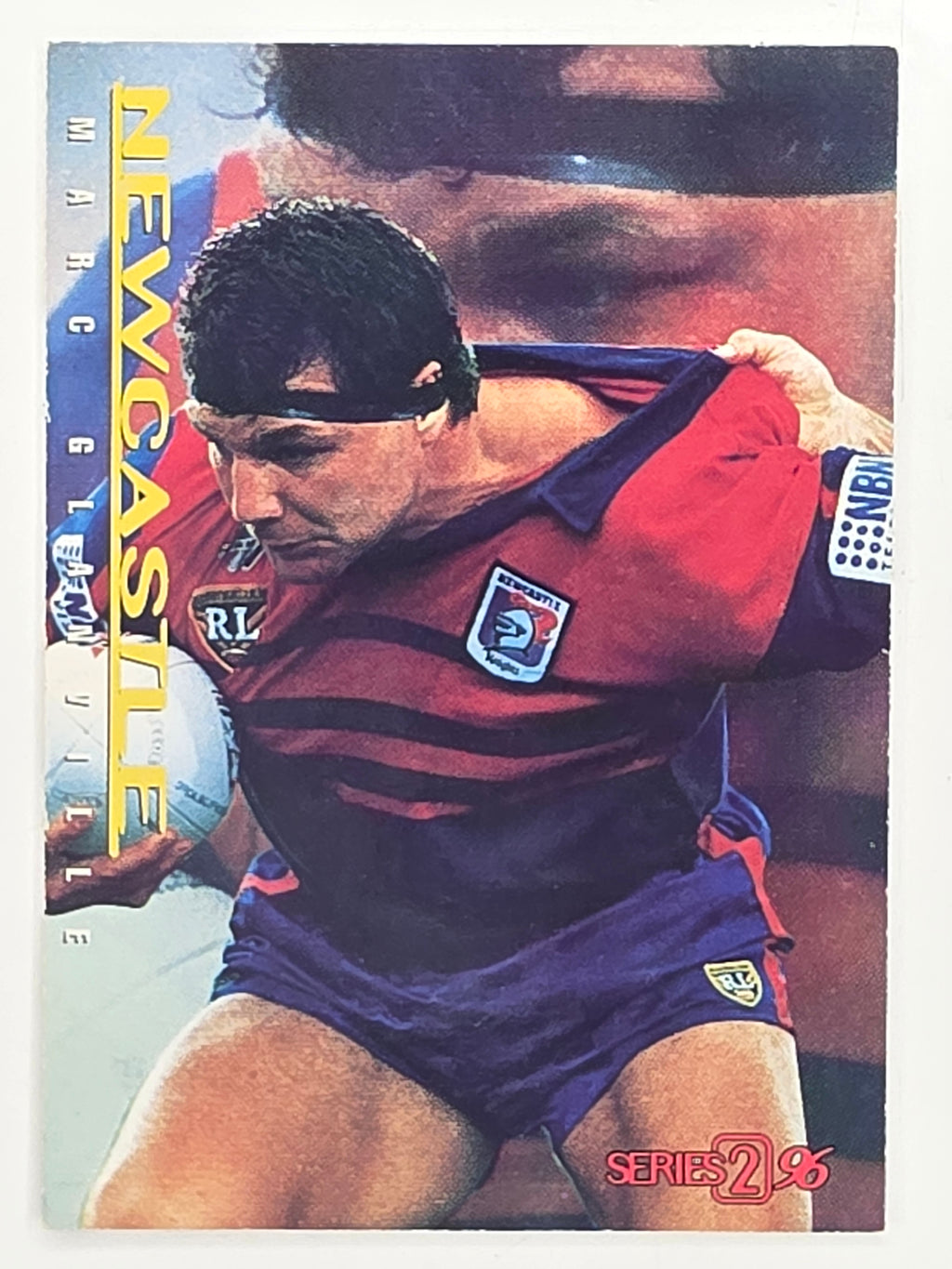 NRL 1996 Dynamic Series 2 Base Card #075 Marc Glanville Newcastle Knights