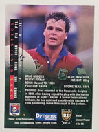 NRL 1996 Dynamic Series 2 Base Card #076 Brad Godden Newcastle Knights