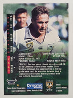 NRL 1996 Dynamic Series 2 Base Card #084 Jason Death North Queensland Cowboys