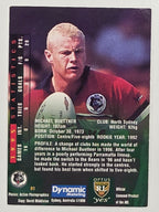 NRL 1996 Dynamic Series 2 Base Card #091 Michael Buettner North Sydney Bears