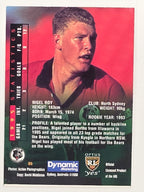 NRL 1996 Dynamic Series 2 Base Card #095 Nigel Roy North Sydney Bears