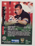 NRL 1996 Dynamic Series 2 Base Card #110 Darren Brown Penrith Panthers