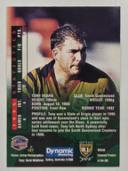 NRL 1996 Dynamic Series 2 Base Card #127 Tony Hearn South Queensland Crushers