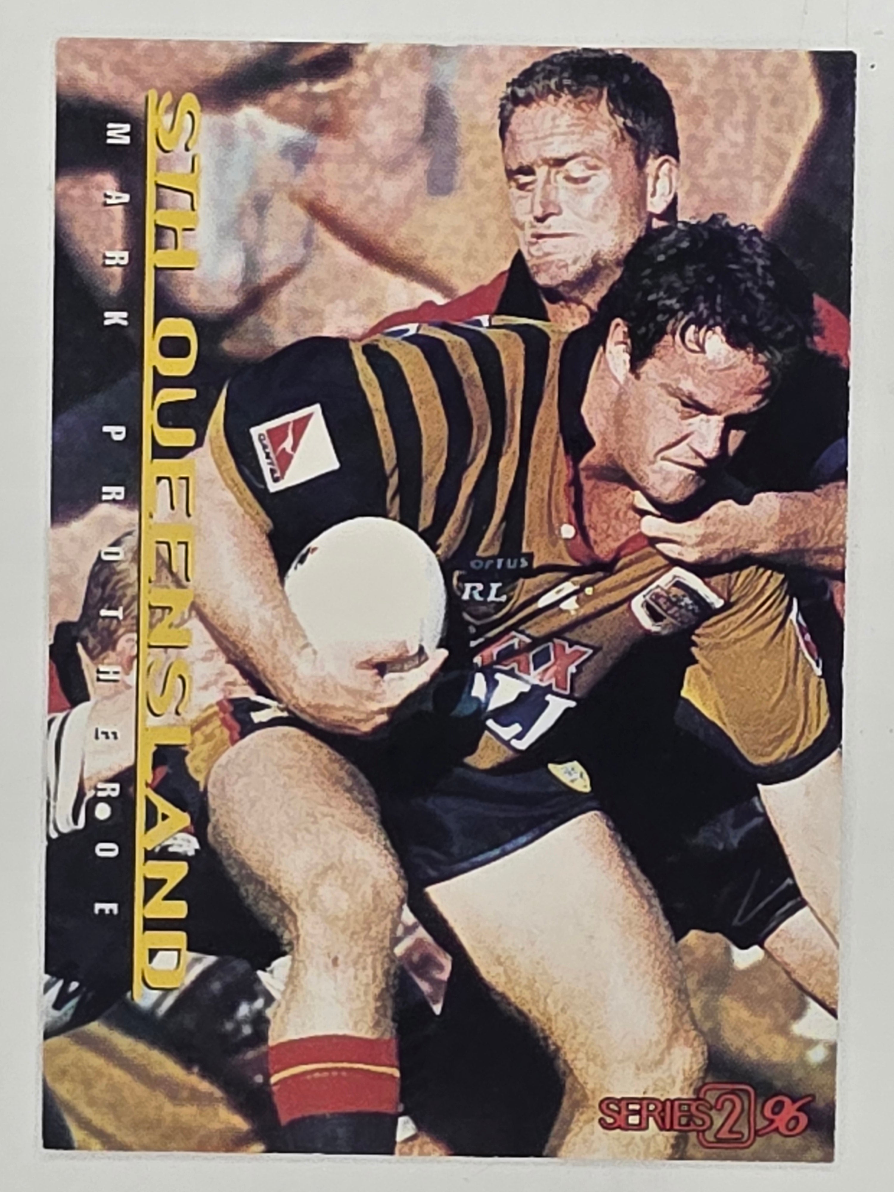 NRL 1996 Dynamic Series 2 Base Card #132 Mark Protheroe South Queensland Crushers