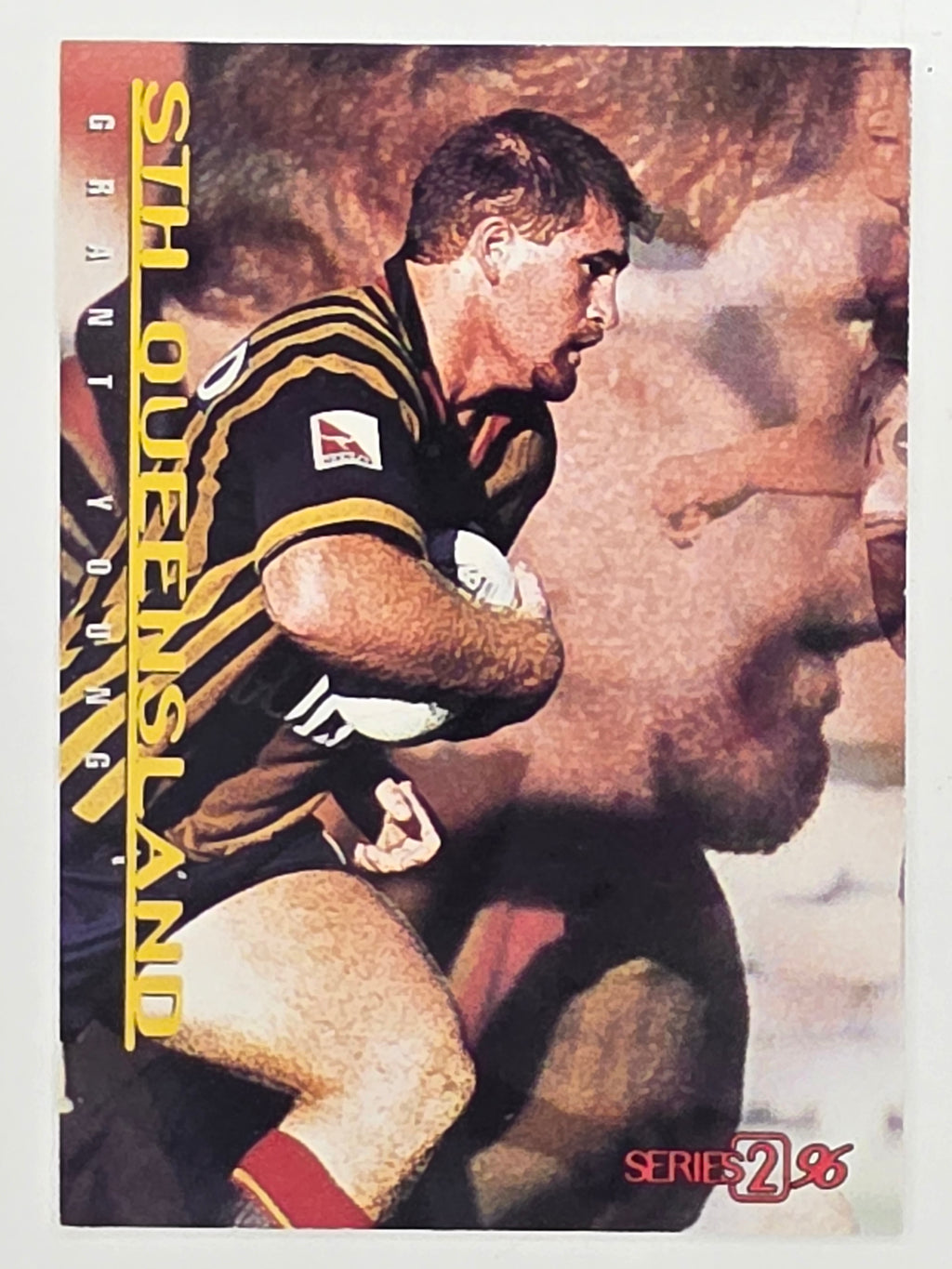 NRL 1996 Dynamic Series 2 Base Card #134 Grant Young South Queensland Crushers