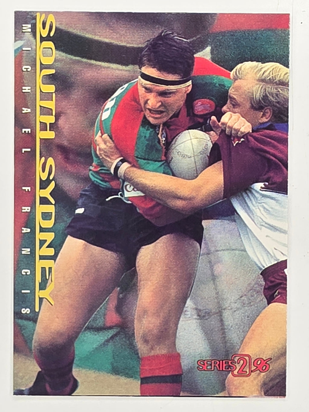 NRL 1996 Dynamic Series 2 Base Card #136 Michael Francis South Sydney Rabbitohs