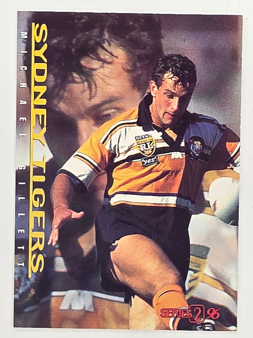 NRL 1996 Dynamic Series 2 Base Card #154 Michael Gillett Sydney Tigers