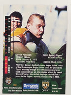 NRL 1996 Dynamic Series 2 Base Card #159 Corey Pearson Sydney Tigers