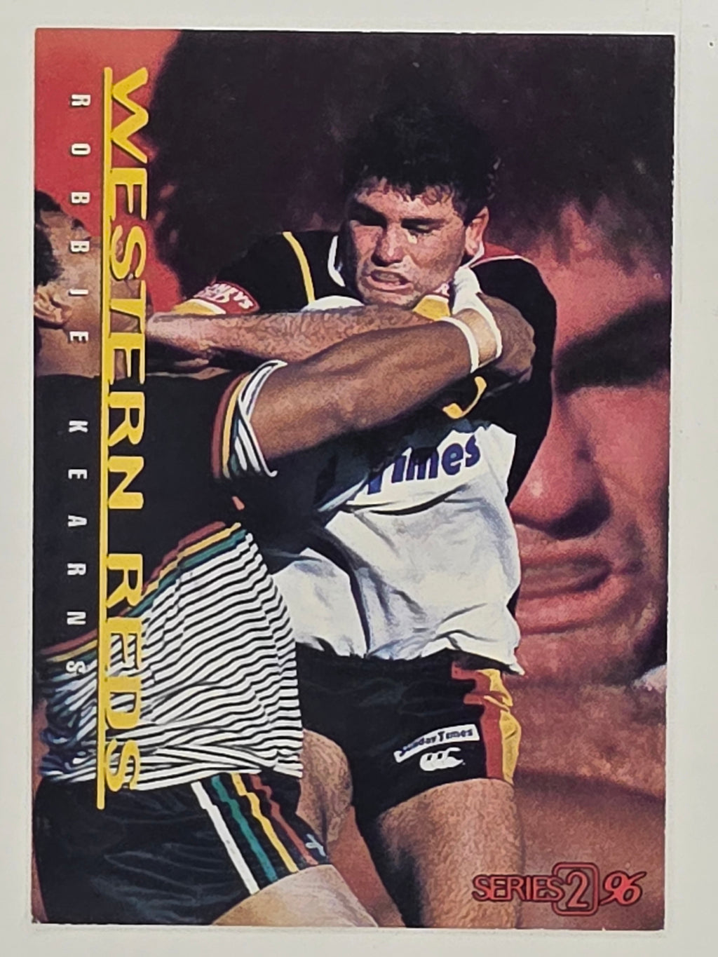 NRL 1996 Dynamic Series 2 Base Card #167 Robbie Kearns Western Reds