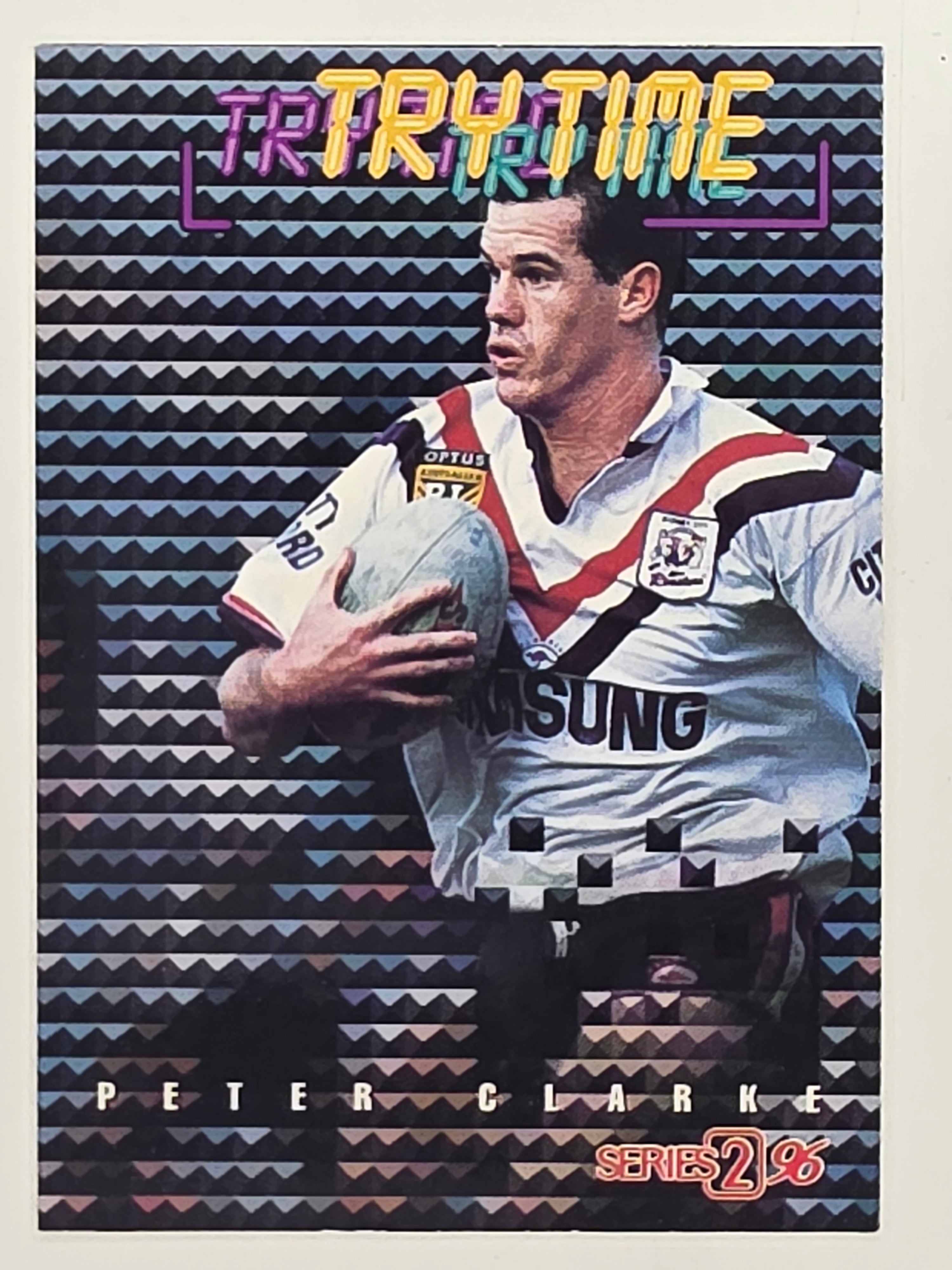 NRL 1996 Dynamic Series 2 Base Card #186 Peter Clarke Sydney City Roosters
