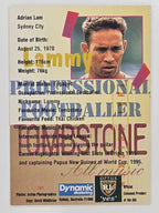NRL 1996 Dynamic Series 2 Base Card #191 Adrian Lam Sydney City Roosters