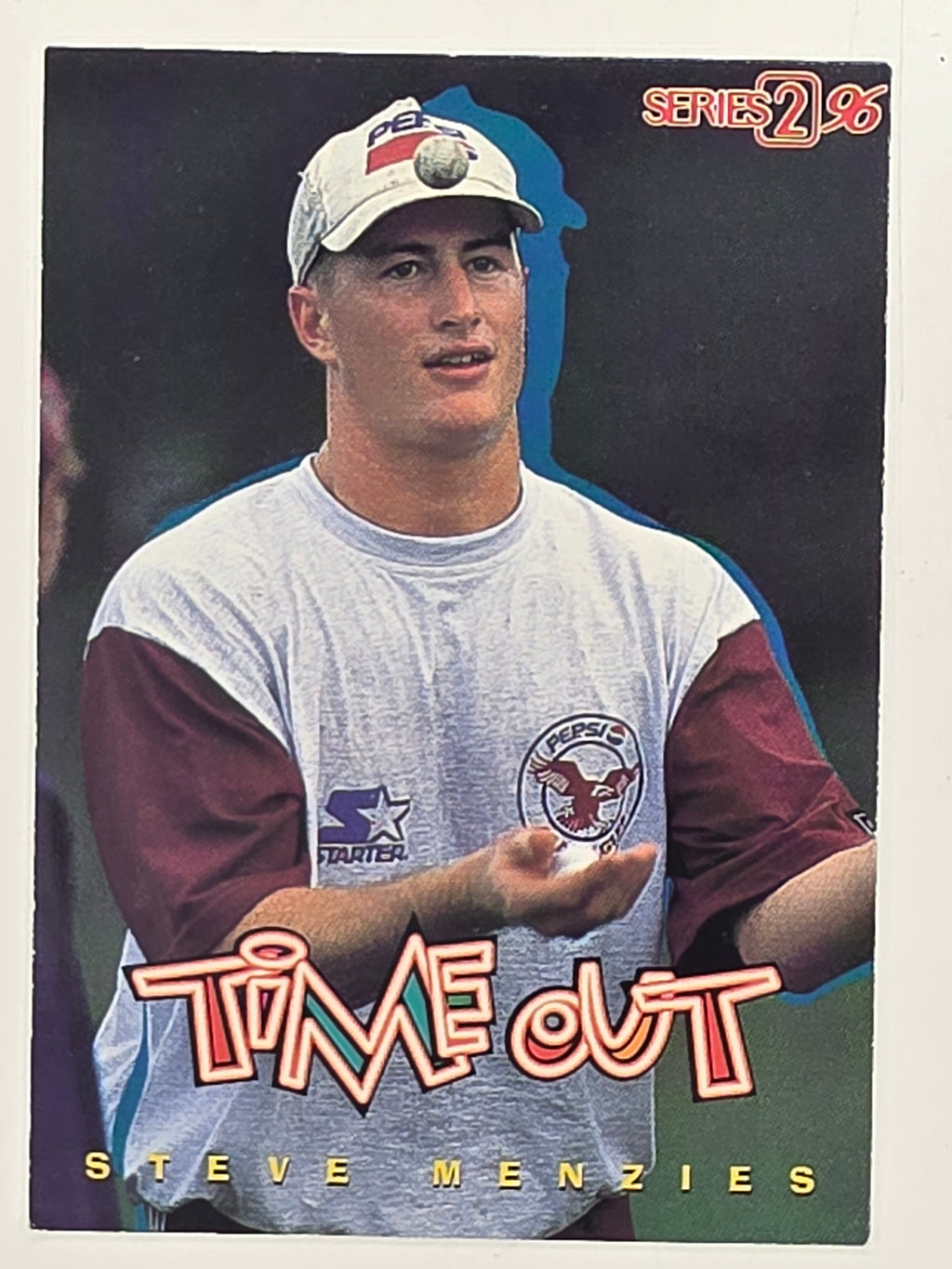 NRL 1996 Dynamic Series 2 Base Card #192 Steve Menzies Manly Warringah Sea Eagles