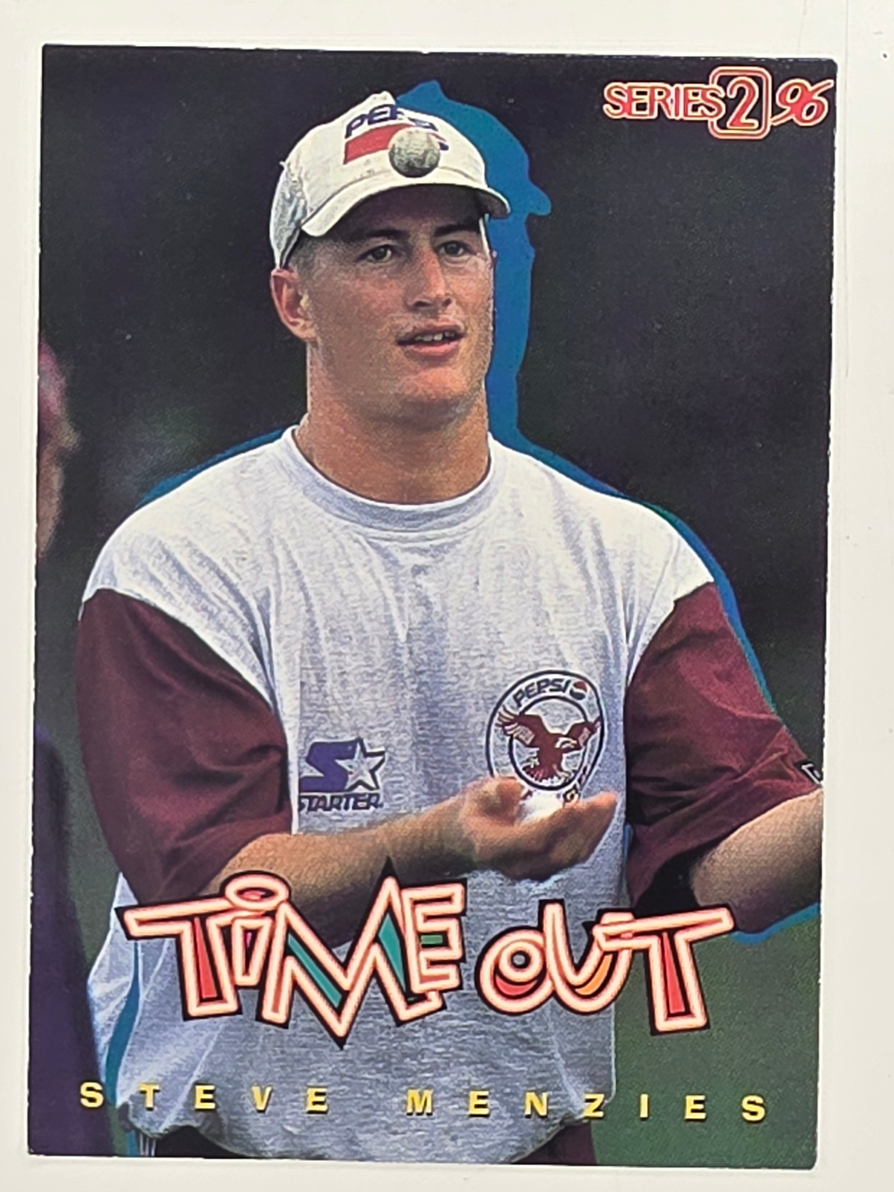 NRL 1996 Dynamic Series 2 Base Card #192 Steve Menzies Manly Warringah Sea Eagles
