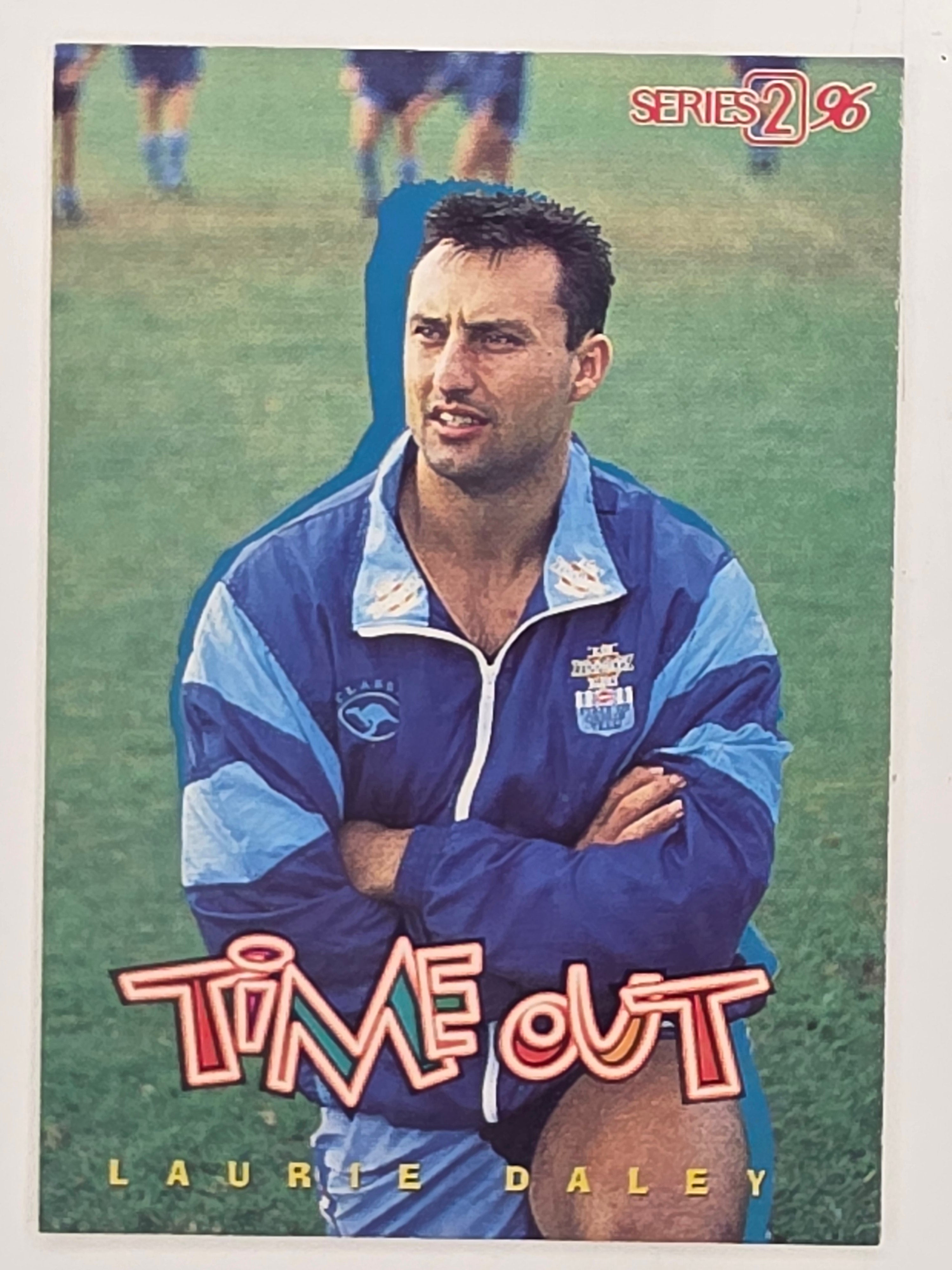 NRL 1996 Dynamic Series 2 Base Card #195 Laurie Daley Canberra Raiders