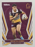 NRL 2023 Traders Titanium Base Card #004 Selwyn Cobbo Brisbane Broncos