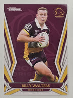 NRL 2023 Traders Titanium Base Card #010 Billy Walters Brisbane Broncos
