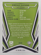 NRL 2023 Traders Titanium Base Card #015 Jordan Rapana Canberra Raiders