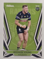 NRL 2023 Traders Titanium Base Card #020 Hudson Young Canberra Raiders