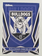 NRL 2023 Traders Titanium Base Card #021 Bulldogs Checklist Canterbury Bankstown Bulldogs