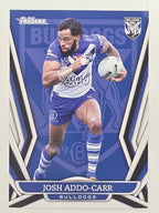 NRL 2023 Traders Titanium Base Card #022 Josh Addo-Carr Canterbury Bankstown Bulldogs