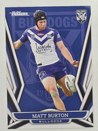 NRL 2023 Traders Titanium Base Card #024 Matt Burton Canterbury Bankstown Bulldogs