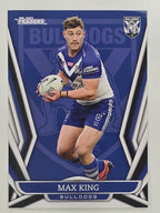NRL 2023 Traders Titanium Base Card #026 Max King Canterbury Bankstown Bulldogs