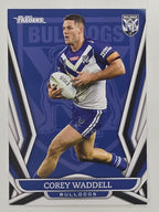 NRL 2023 Traders Titanium Base Card #030 Corey Waddell Canterbury Bankstown Bulldogs