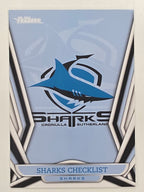 NRL 2023 Traders Titanium Base Card #031 Sharks Checklist Cronulla Sutherland Sharks