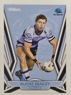 NRL 2023 Traders Titanium Base Card #032 Blayke Brailey Cronulla Sutherland Sharks