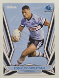 NRL 2023 Traders Titanium Base Card #037 Ronaldo Mulitalo Cronulla Sutherland Sharks
