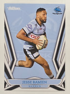 NRL 2023 Traders Titanium Base Card #038 Jesse Ramien Cronulla Sutherland Sharks