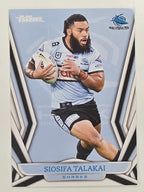 NRL 2023 Traders Titanium Base Card #040 Siosifa Talakai Cronulla Sutherland Sharks