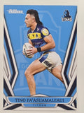 NRL 2023 Traders Titanium Base Card #044 Tino Fa’asuamaleaui Gold Coast Titans
