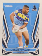 NRL 2023 Traders Titanium Base Card #047 Moeaki Fotuaika Gold Coast Titans