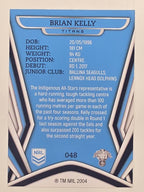 NRL 2023 Traders Titanium Base Card #048 Brian Kelly Gold Coast Titans