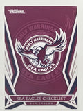NRL 2023 Traders Titanium Base Card #051 Sea Eagles Checklist Manly Warringah Sea Eagles
