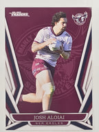 NRL 2023 Traders Titanium Base Card #052 Josh Aloiai Manly Warringah Sea Eagles